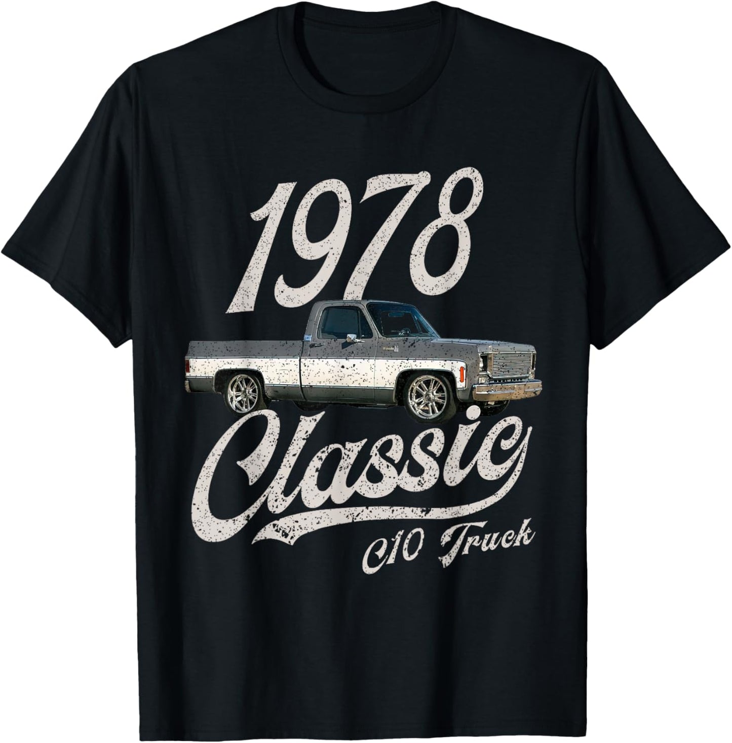 1978 78 C10 Truck T-Shirt - T-Shirt | Black