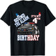 Sound The Alarm It's My 4th Birthday 4 Years Old Policeman T-Shirt - T-Shirt | Black
