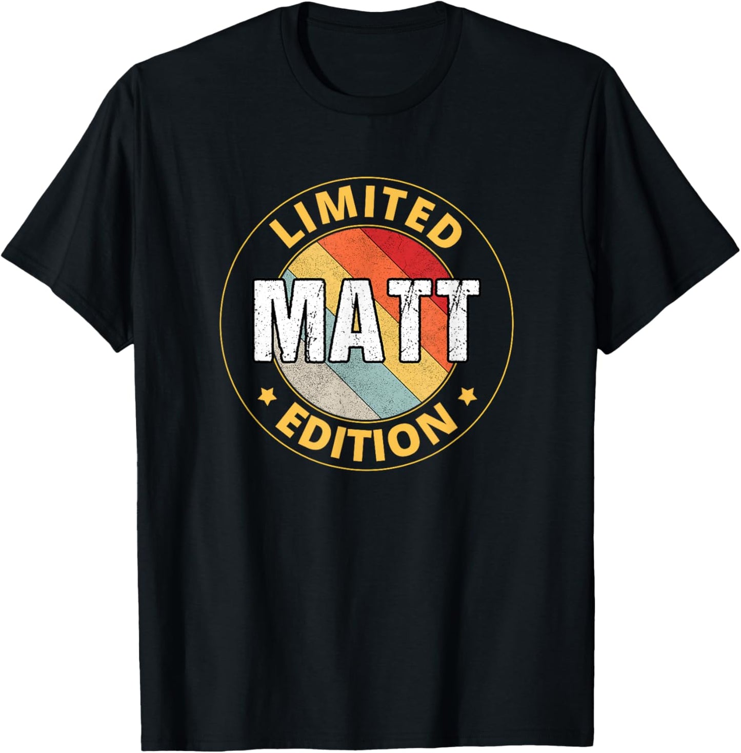 Matt Name T-Shirt - T-Shirt | Black