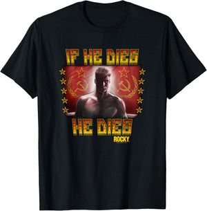 Rocky IV Condolences T-Shirt - T-Shirt | Black
