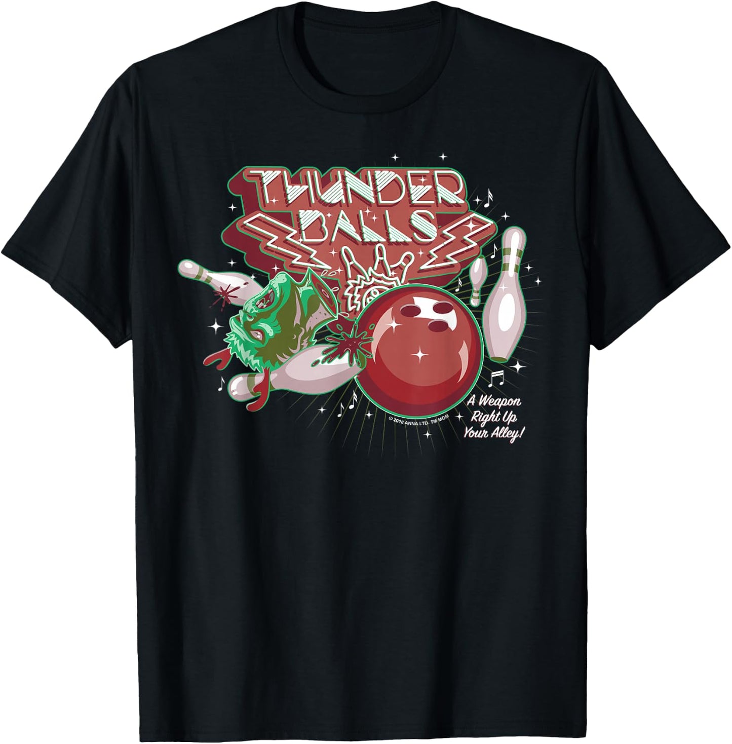 Anna and the Apocalypse Thunder Balls T-Shirt - T-Shirt | Black