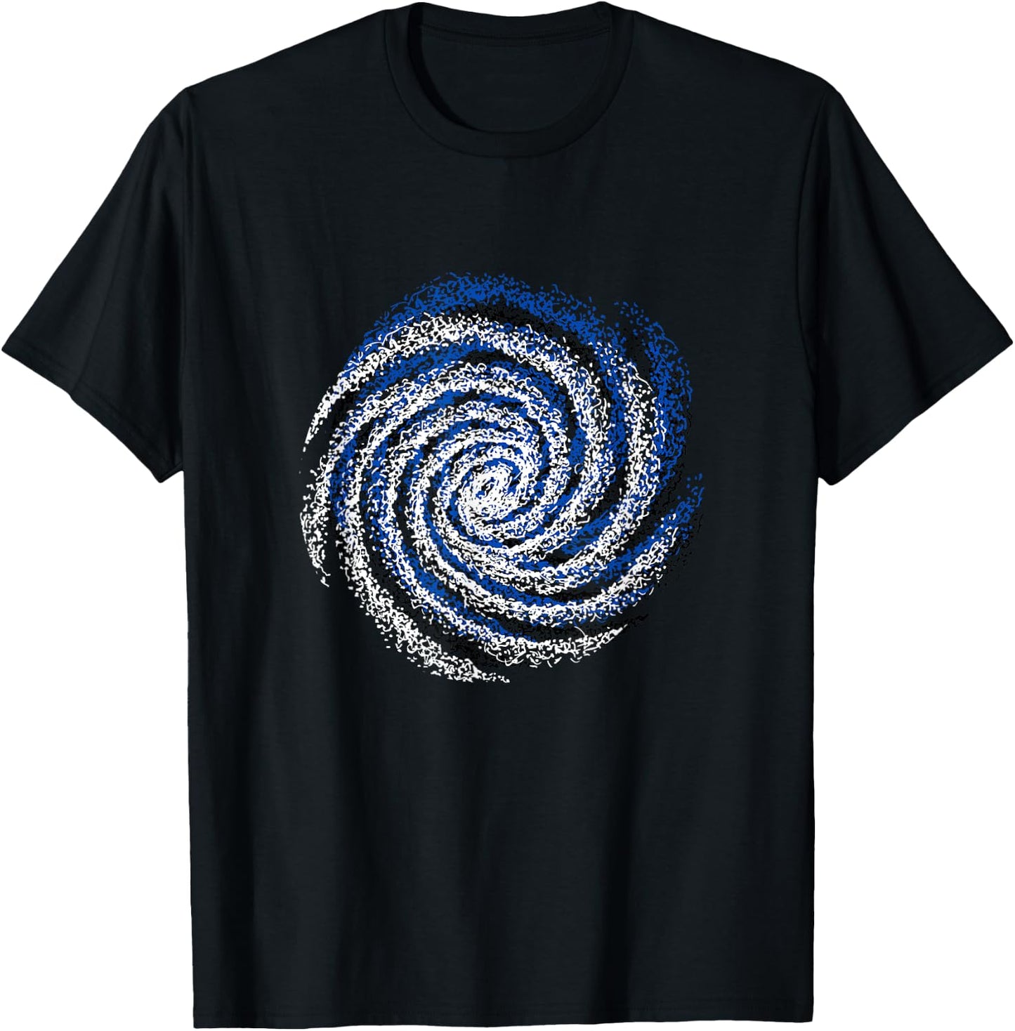Spiral Swirl Space Galaxy Nebula T-Shirt - T-Shirt | Black