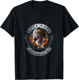 Rock Hard America by K.K. Downing Heavy Metal T-Shirt - T-Shirt | Black