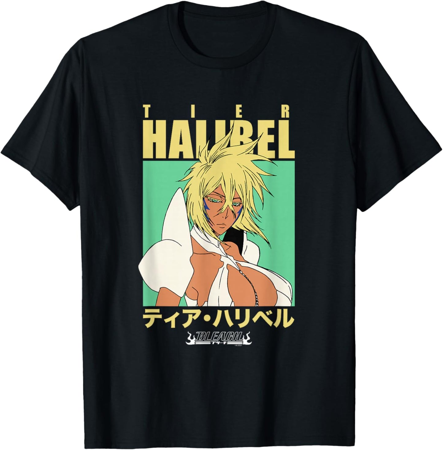 Bleach Tier Harribel Arrancar Anime T-Shirt - T-Shirt | Black