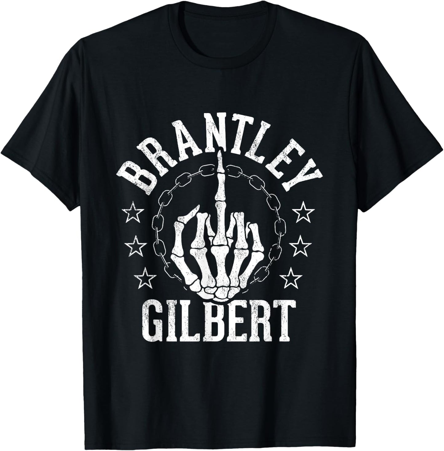 Brantley Gilbert - Middle Finger T-Shirt - T-Shirt | Black