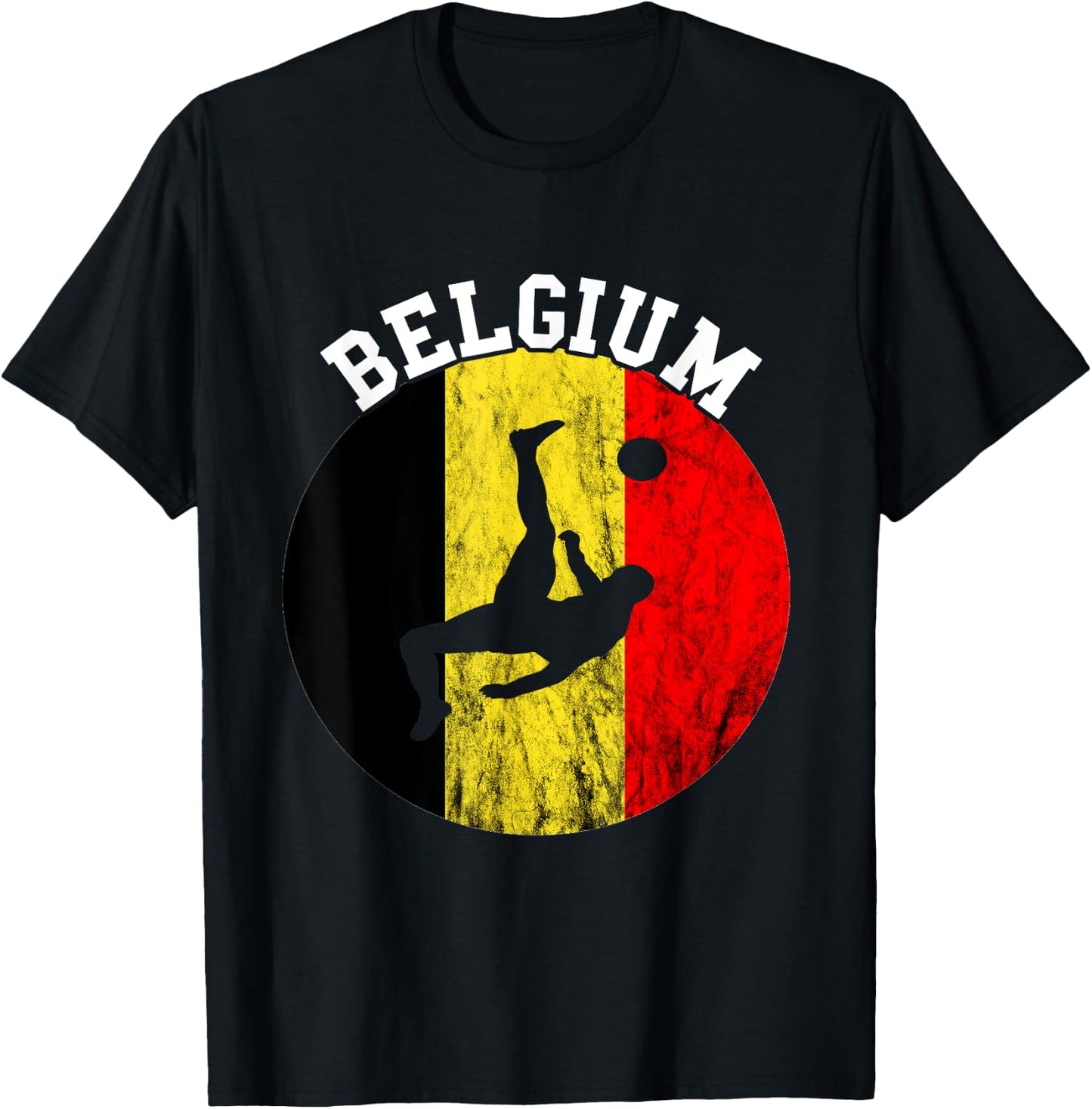 Belgium Soccer Belgian Pride Belgie Belgium Belgium Flag T-Shirt - T-Shirt | Black