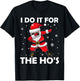 I Do It For The Hos Dabbing Santa Claus Christmas Kids Boys T-Shirt - T-Shirt | Black
