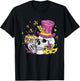 Funny Sugar Skull Mardi Gras Party Apparel Men Women Kids T-Shirt - T-Shirt | Black