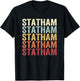 Statham Georgia Statham GA Retro Vintage Text T-Shirt - T-Shirt | Black