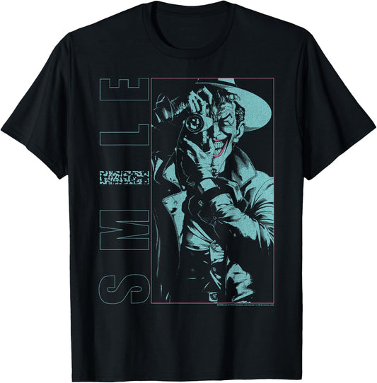 DC Comics Batman Joker The Killing Joke Smile T-Shirt - T-Shirt | Black