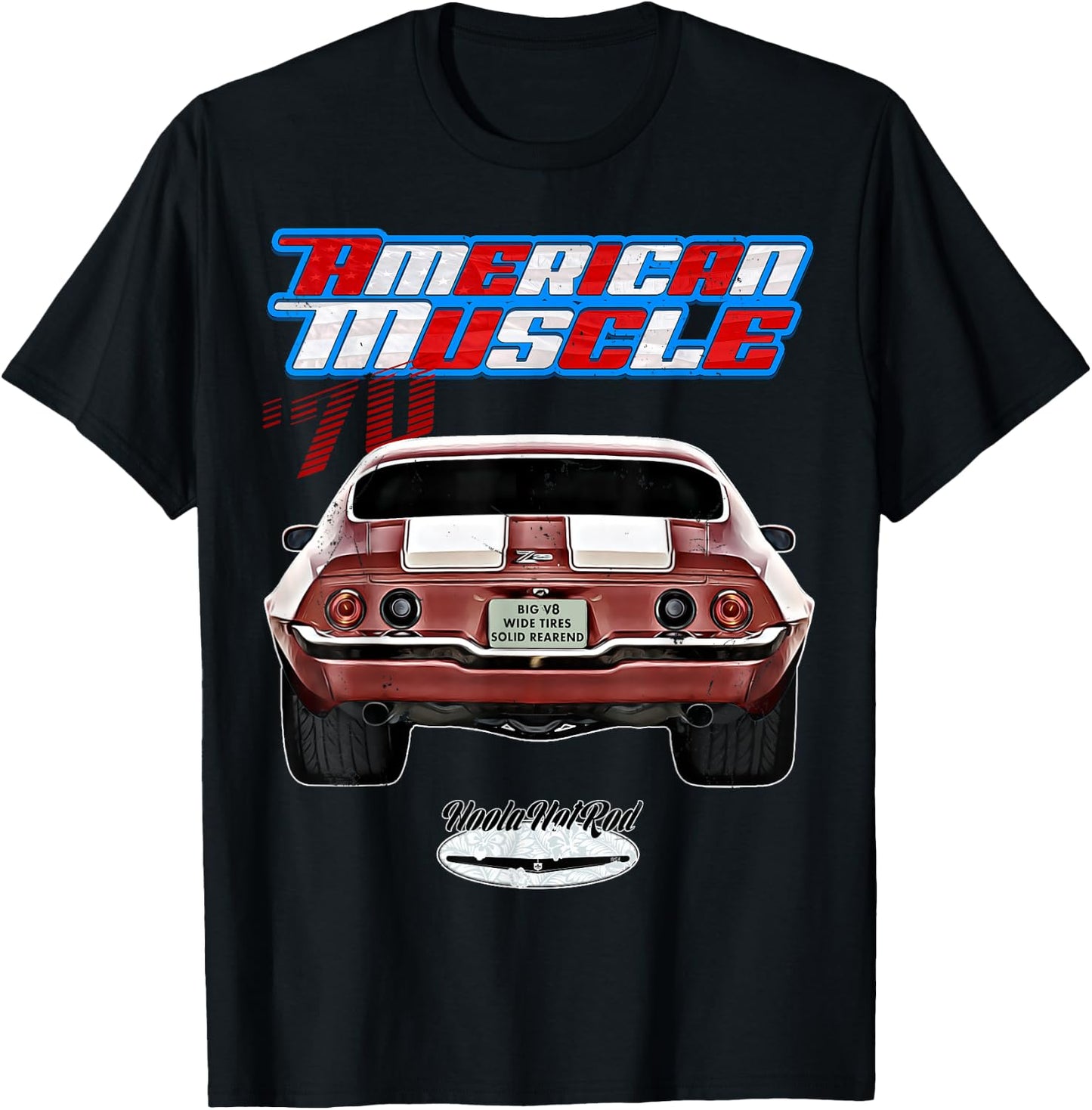1970 Street Drag Car 70 HotRod Hot Rod Custom Oldtimer Oldie T-Shirt - T-Shirt | Black