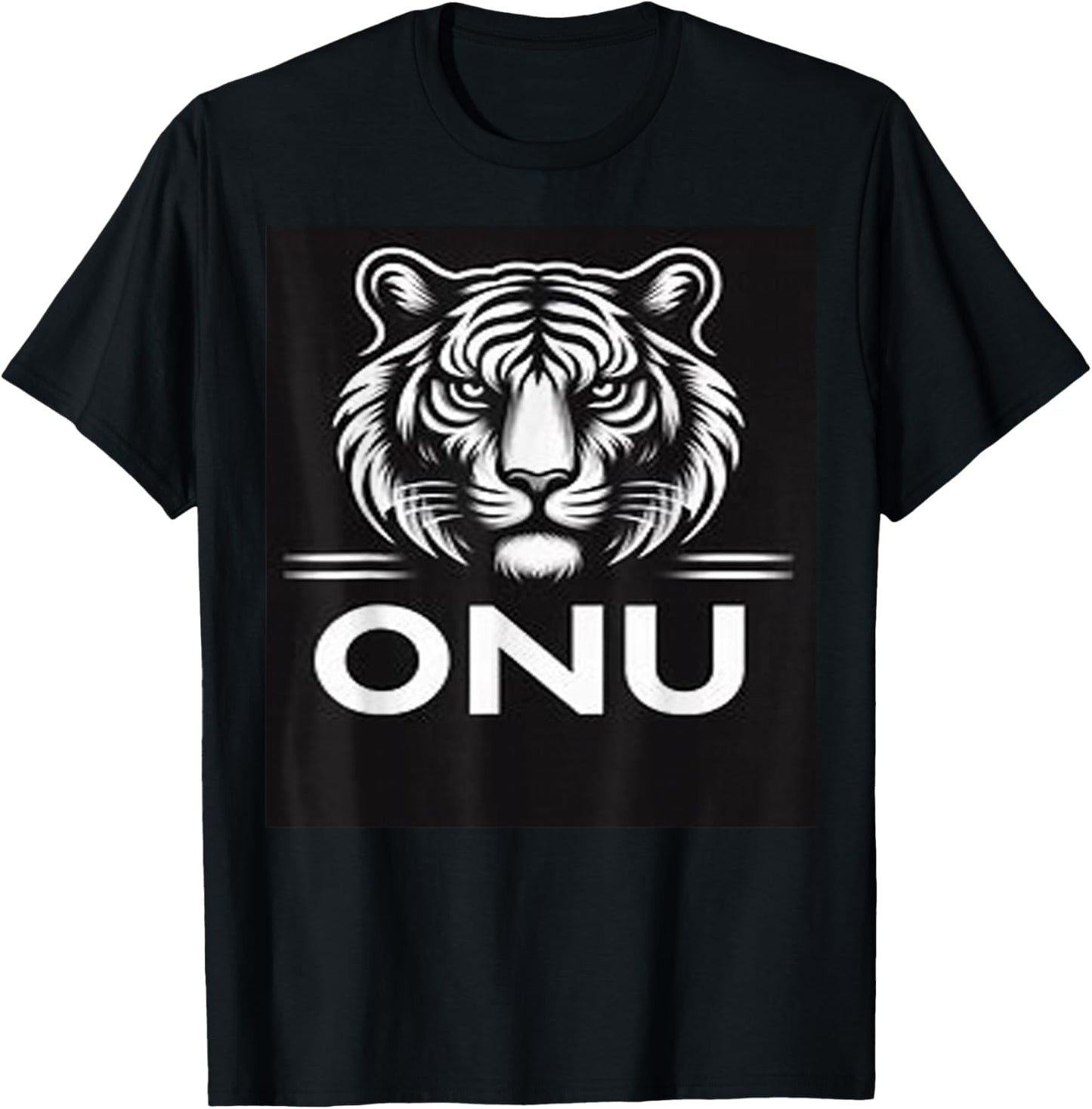 Olivet Nazarene University Tigers We Believe O.N.U T-Shirt - T-Shirt | Black