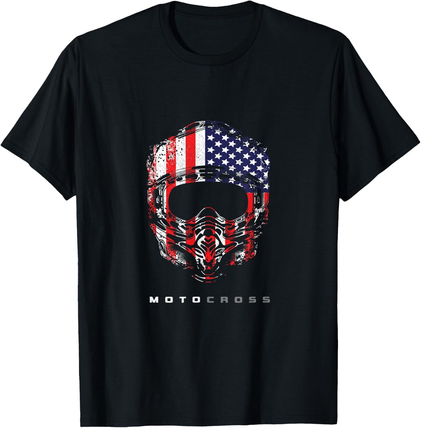 American Dirt Bike Motocross Apparel - Motocross Dirt Bike T-Shirt - T-Shirt | Black