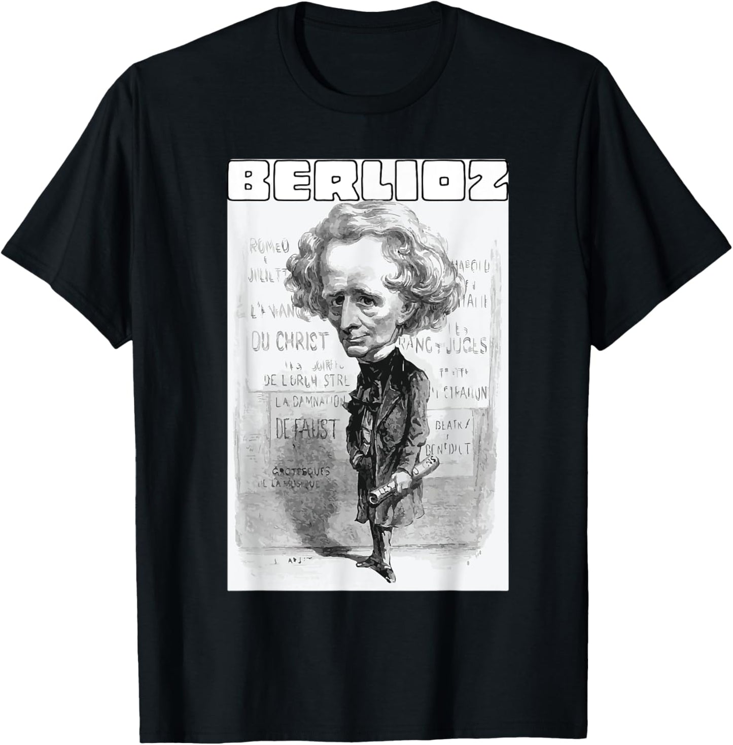 Berlioz Conductor T-Shirt - T-Shirt | Black