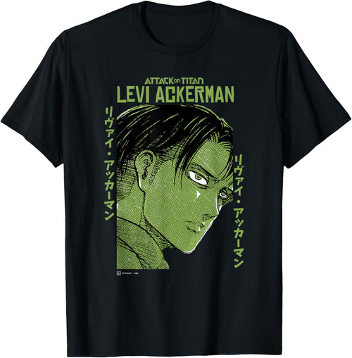 Attack on Titan Levi Ackerman Japanese Manga Face Portrait