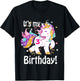 Its my 3rd Birthday (3 year old) unicorn Birthday shirt gift T-Shirt - T-Shirt | Black