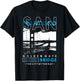 San Francisco Golden Gate Bridge California T-Shirt - T-Shirt | Black