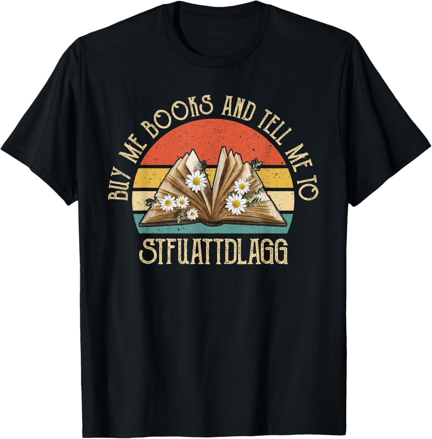 Reading Book Shirts , Vintage Buy Me Books T-Shirt - T-Shirt | Black