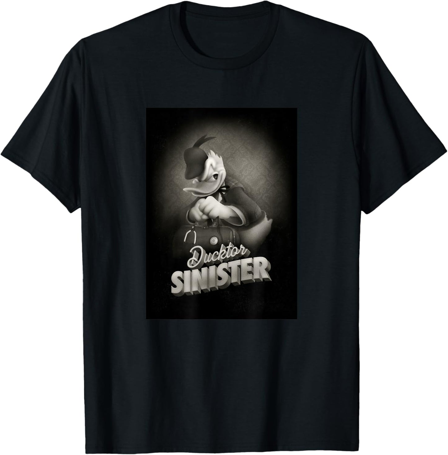 Disney Mickey And Friends Halloween Ducktor Sinister Donald T-Shirt - T-Shirt | Black
