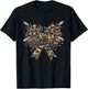 Coquette Camo Bow Camouflage Antlers Hunting Duck Women Girl T-Shirt - T-Shirt | Black