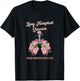 Lung Transplant Survivor Organ Donation Saves Lives Floral T-Shirt - T-Shirt | Black