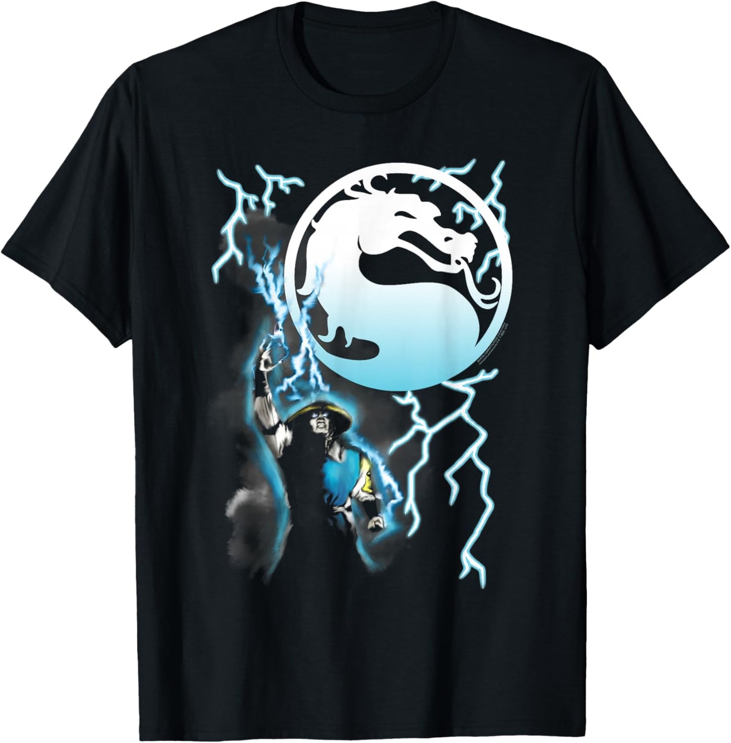 Mortal Kombat Klassic Raiden T-Shirt - T-Shirt | Black