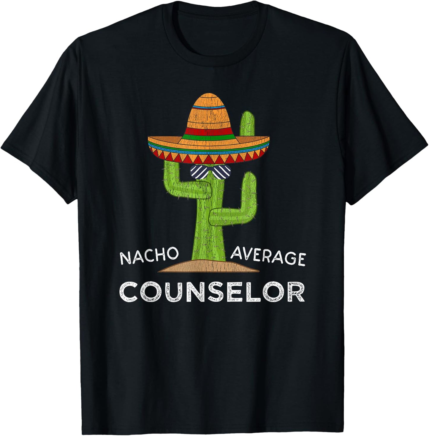 Fun Hilarious Funny School Counselor T-Shirt - T-Shirt | Black