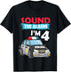 Kids Birthday Boy Shirt 4 Years Old Police Car Policeman Cop T-Shirt - T-Shirt | Black