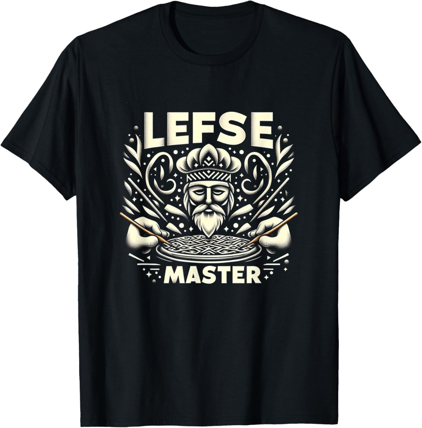 Lefse Master T-Shirt - T-Shirt | Black