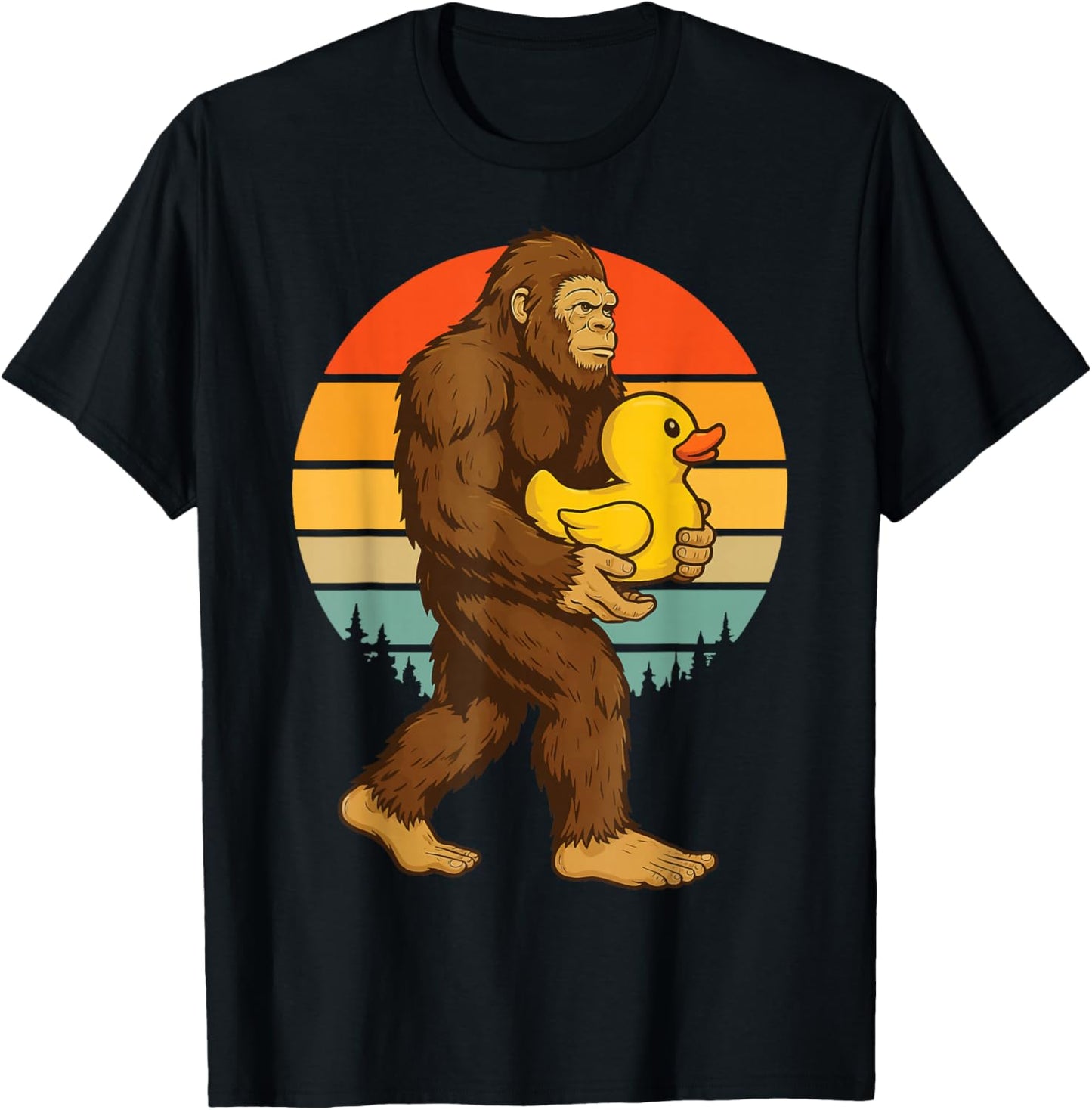 Bigfoot Rubber Duck T-Shirt - T-Shirt | Black