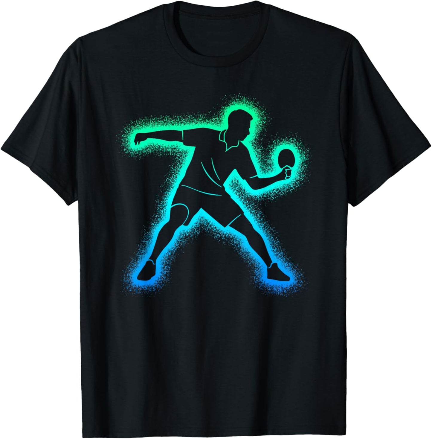Tischtennis Spieler Herren Kinder Tischtennisspieler Jungen T-Shirt - T-Shirt | Black