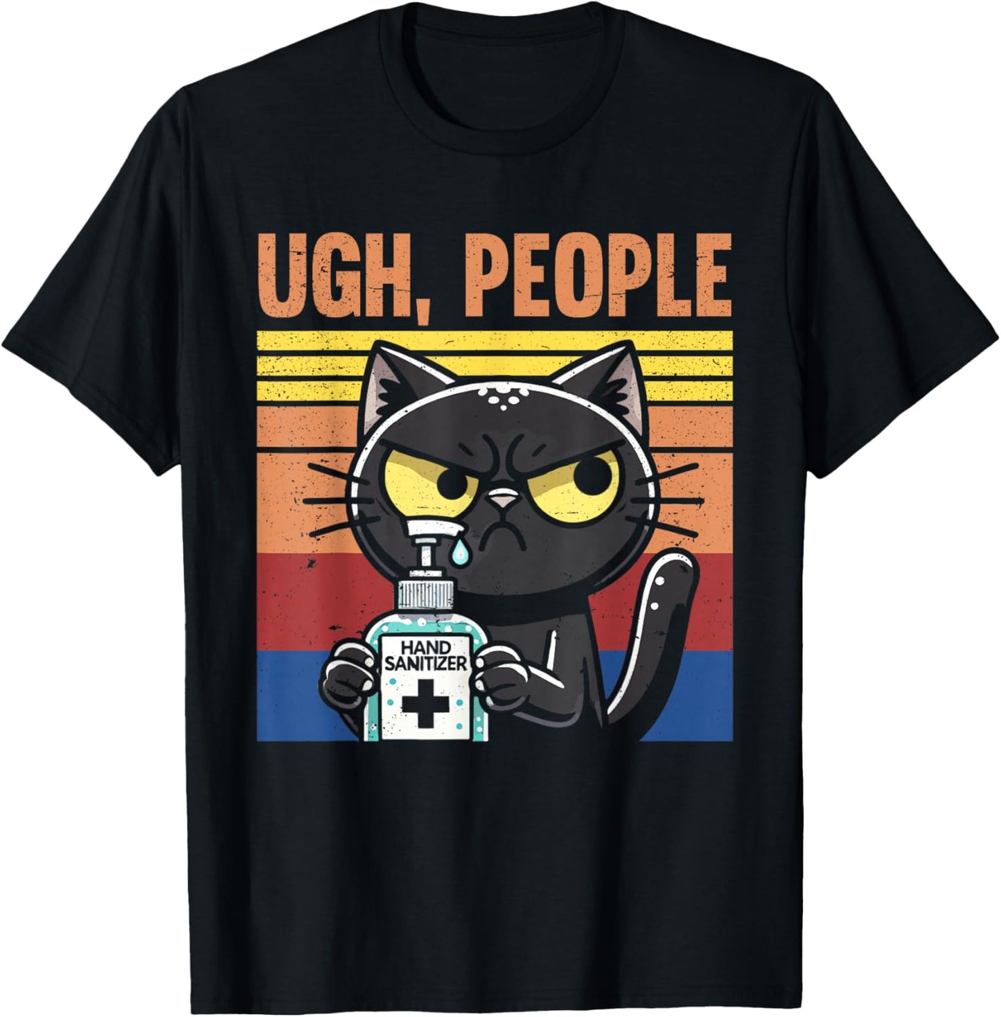 Germaphobe anti-germ hand sanitizer T-Shirt - T-Shirt | Black