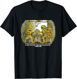 We Must Stop Eating Cried Toad As He Ate Another Frogs T-Shirt - T-Shirt | Black