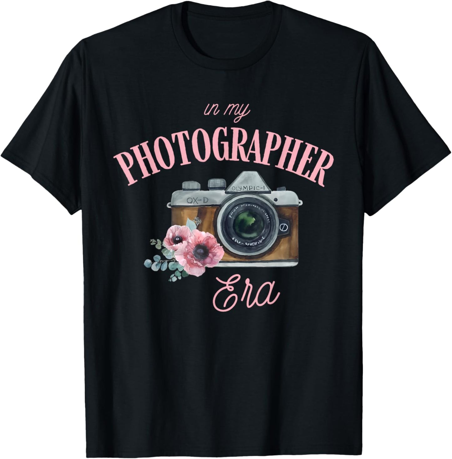 In My Photographer Era Apparel T-Shirt - T-Shirt | Black