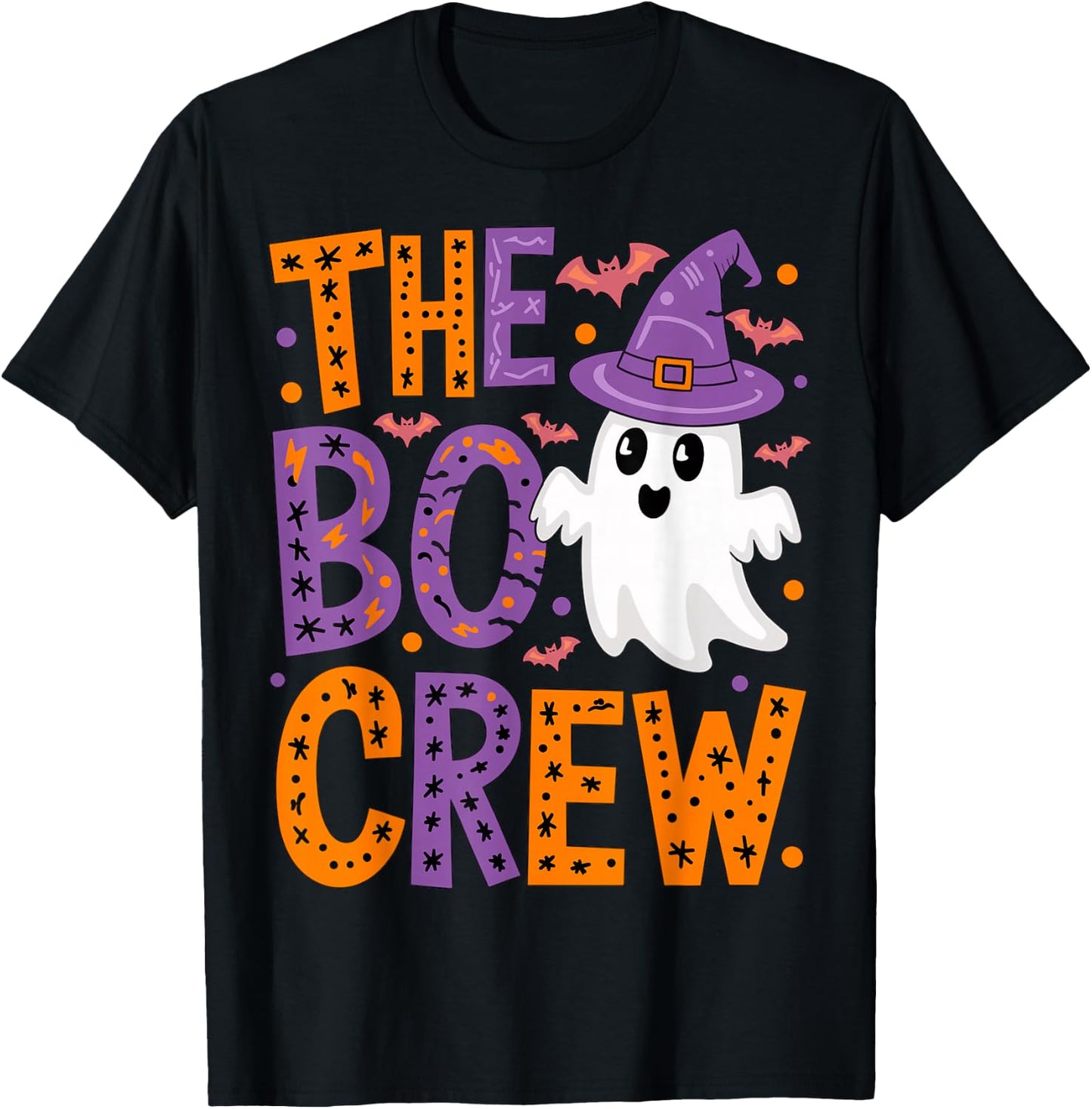 The Boo Crew Halloween Costume T-Shirt - T-Shirt | Black
