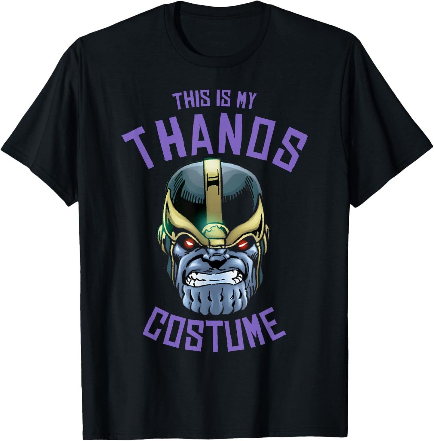 Marvel Thanos This is My Costume Halloween T-Shirt - T-Shirt | Black