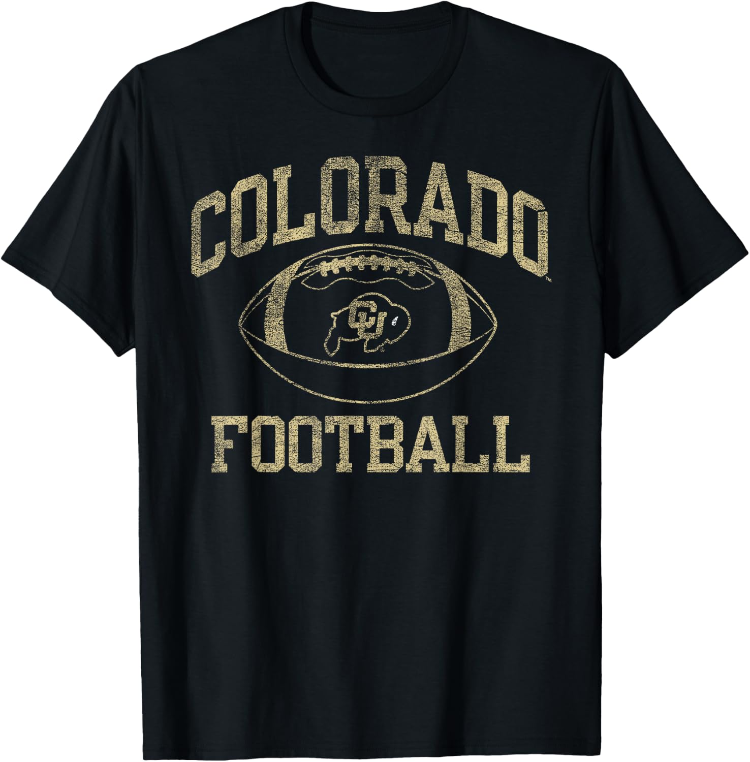 Colorado Buffaloes Football Intensity Black T-Shirt - T-Shirt | Black