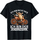 Ich Bin Nicht Dick Bin Der Schildwall Wikinger T-Shirt - T-Shirt | Black