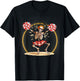 Cheerleading Skeleton Halloween Cheer Skeleton Cheerleader T-Shirt - T-Shirt | Black