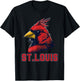 Classic St.Louis Vintage Gifts Throwback Design T-Shirt - T-Shirt | Black