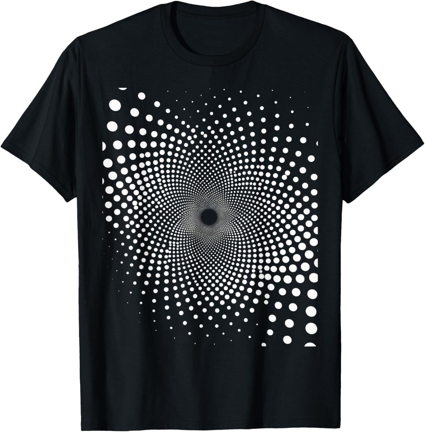Optical Illusion T-Shirt - T-Shirt | Black