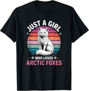 Girls Arctic Fox T-Shirt - T-Shirt | Black