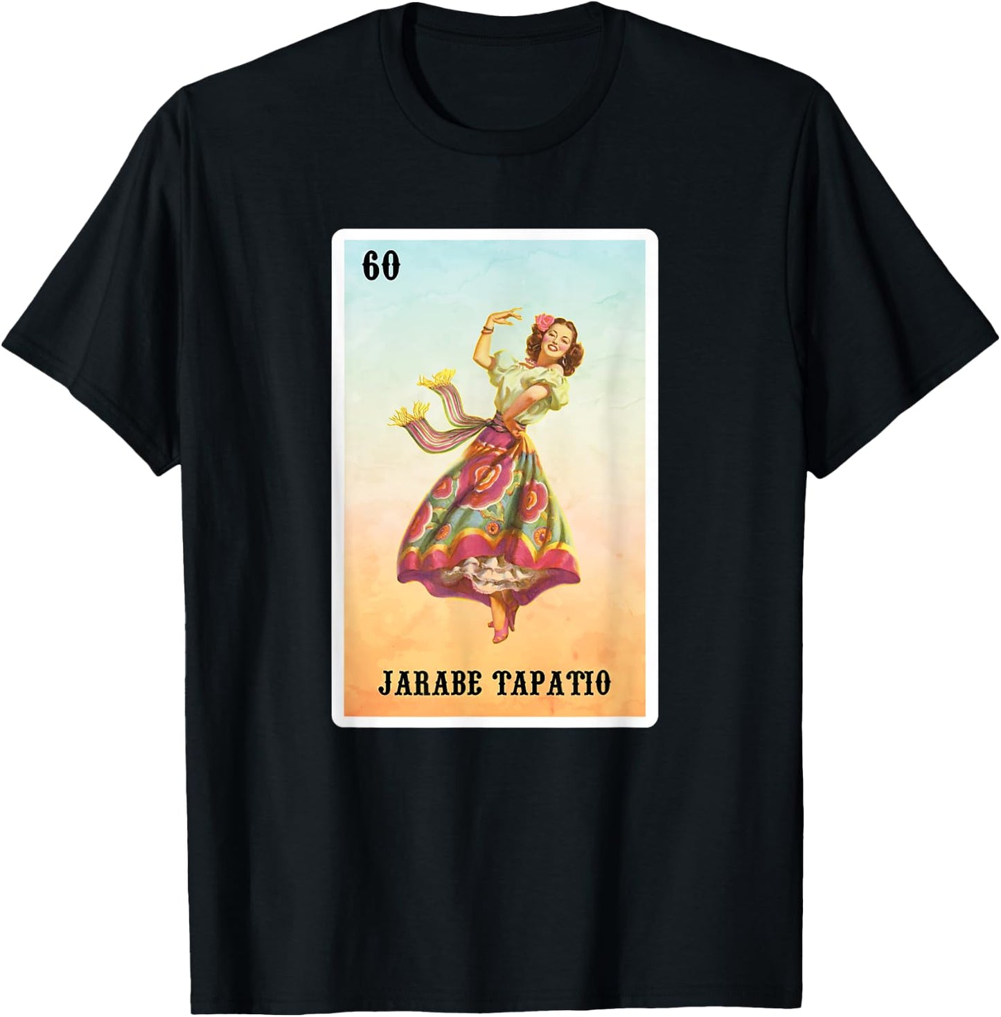 Vintage Mexican Jarabe Tapatio - Mexico Hat Dance T-Shirt - T-Shirt | Black