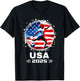 American Flag Soccer Team Women's Soccer Girls Soccer 2025 T-Shirt - T-Shirt | Black