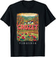 Crozet Virginia VA Orchard Bounty SD048 T-Shirt - T-Shirt | Black