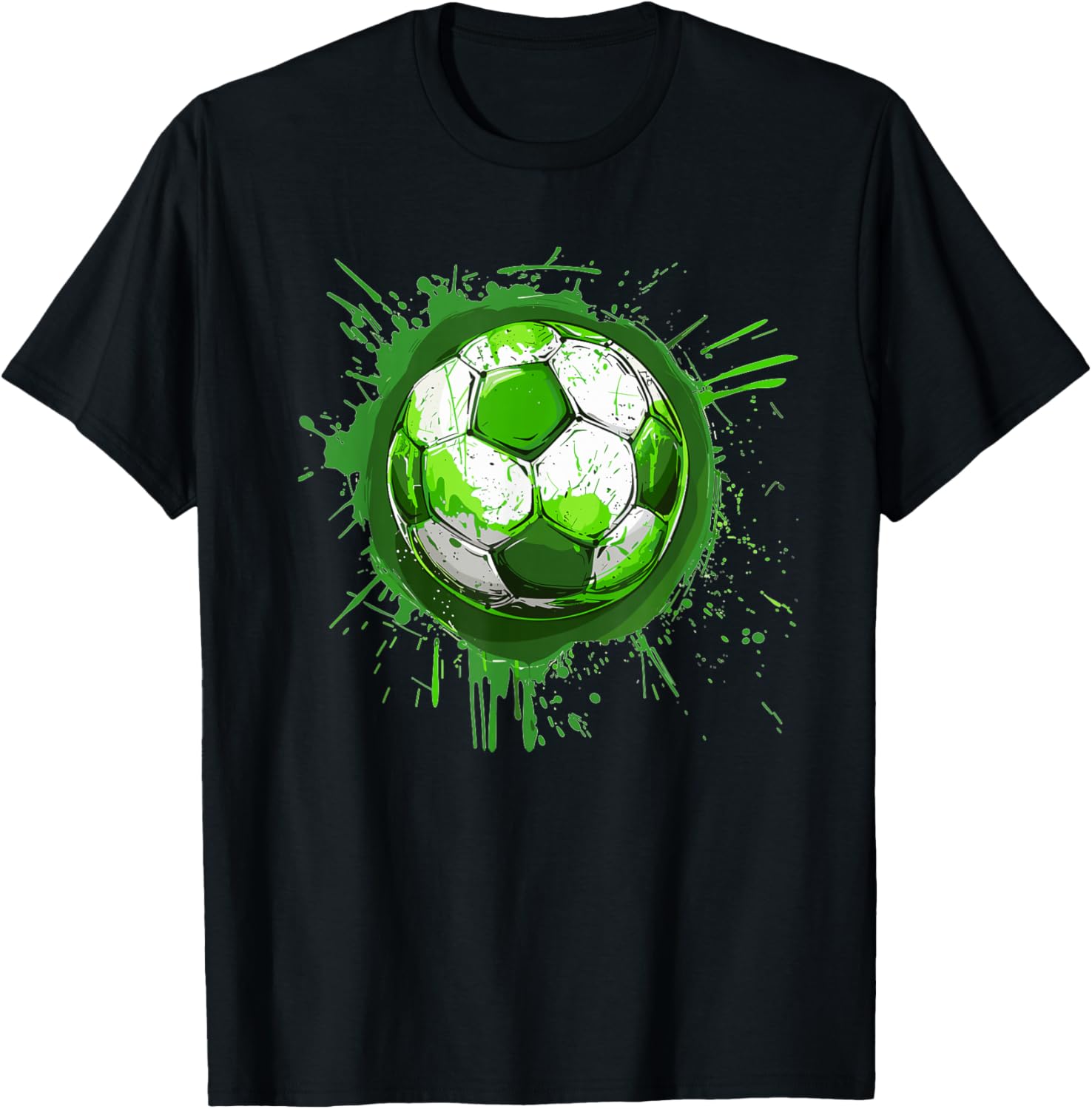 Aesthetic Soccer T-Shirt - T-Shirt | Black