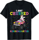 I Just Crushed Kindergarten Unicorn Truck Graduation Girls T-Shirt - T-Shirt | Black