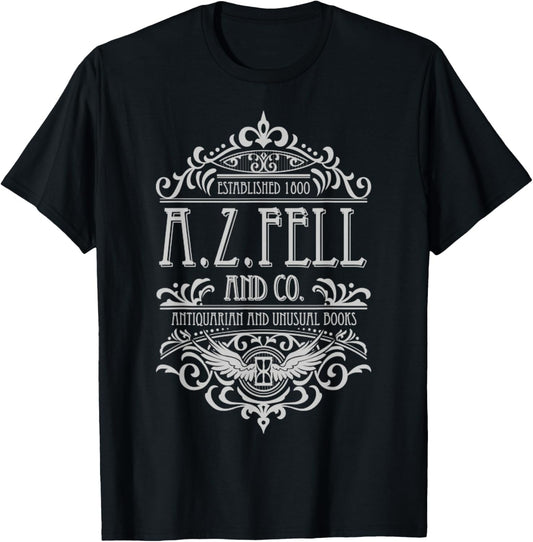 Vintage A.Z Fell Book Shop T-Shirt - T-Shirt | Black