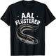 Aalflüsterer Angler Geschenk Lustig Fischer Angeln Aal T-Shirt - T-Shirt | Black