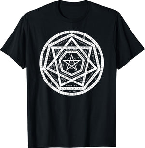 Sigillum Aemeth Dee Enochian Magick T-Shirt - T-Shirt | Black